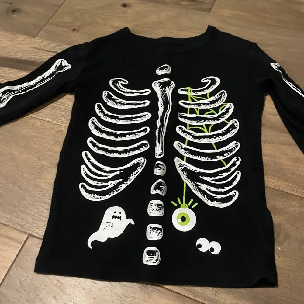 Cat & Jack Skeleton Pajamas Size 8
